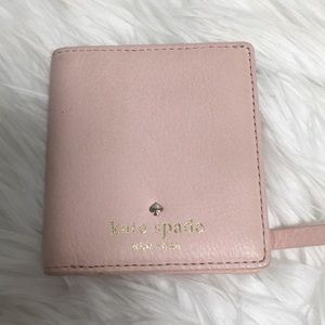Kate Spade Small Stacy Wallet- light pink